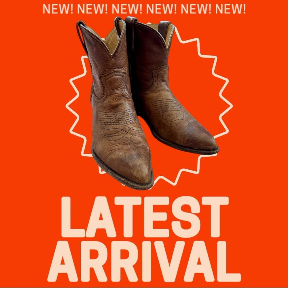 Women’s Brown Frye Short Billy Boots